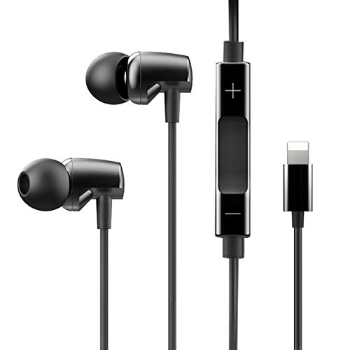 Product Cover In Ear Headphones for iPhone 8, HiFi Stereo Noise Isolating Earphones for iPhone 7 Wired Earbuds with Mic and Volume Control Compatible with iPhone X/XS/XS Max/XR iPhone 8 Plus/7 Plus (Newest Version)