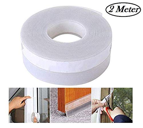Product Cover Litenyx® Door Sealing Strips for Seal Sound Proof, Insect, Window Tape for Home Bottom Rubber Sealing Sticker Seal Strip (1 Pc) (2 Meter)