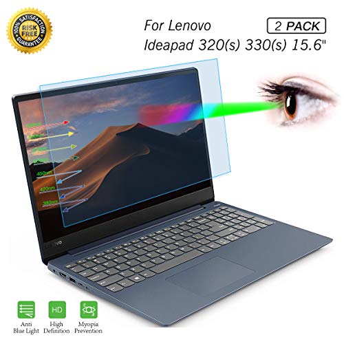 Product Cover [2 Pack] 15.6 Inch Anti Blue Light Screen Protector for 2019 Lenovo Ideapad 330 15.6