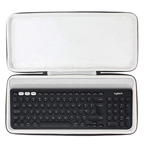 Product Cover Khanka Hard Travel Case Replacement for Logitech K780 Multi-Device Wireless Keyboard