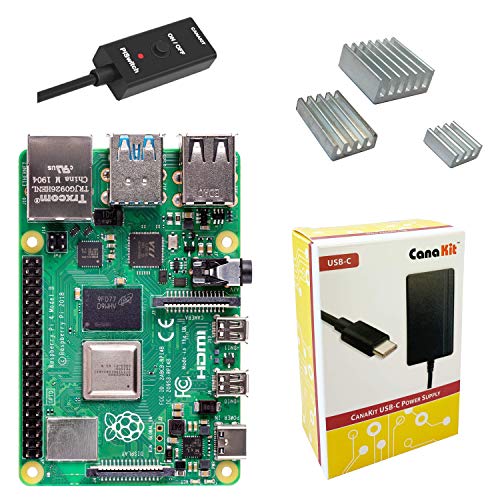 Product Cover CanaKit Raspberry Pi 4 4GB Basic Kit (4GB RAM)