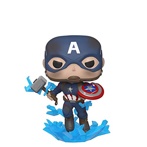 Product Cover Funko Pop! Marvel: Avengers Endgame - Captain America with Broken Shield & Mjoinir