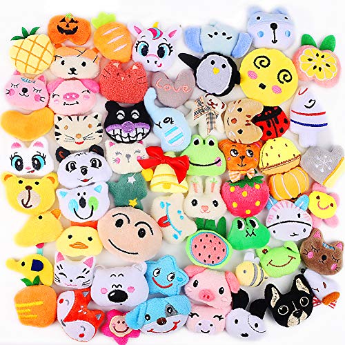 Product Cover CXTSMSKT Mini Plush Toys Random 30 Pcs Animal Stuffed Toys for Girls Kids Party Favors