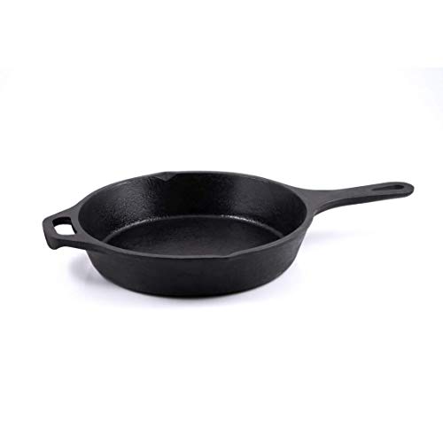 Product Cover Bhagya Cast Iron Cookware Pre-Seasoned Skillet Frying Pan - 8 inches