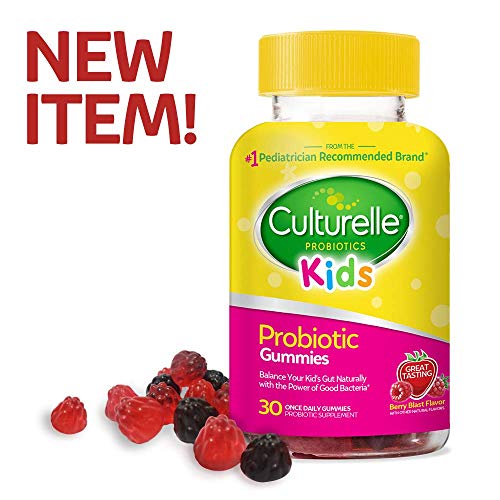 Product Cover Culturelle Kids Daily Probiotic Gummies | Prebiotic + Probiotic | from The #1 Pediatrician Recommended Brand | Works Naturally to Help Maintain a Healthy Tummy |Gluten Free | Berry Flavor | 30 CT