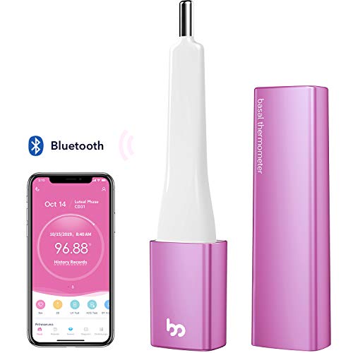 Product Cover Femometer Vinca Basal Thermometer for Ovulation, Intelligent Quiet BBT Thermometer with Bluetooth for NFP, Fertility Monitor&Period Tracker with APP(iOS & Android), Automatically Drawing BBT Curve