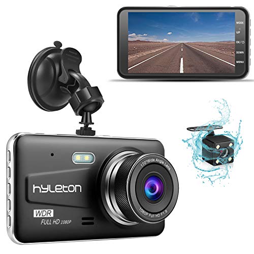 Product Cover Dash Camera for Cars,hyleton 1080P HD Dual Dash Cam Front and Rear,4