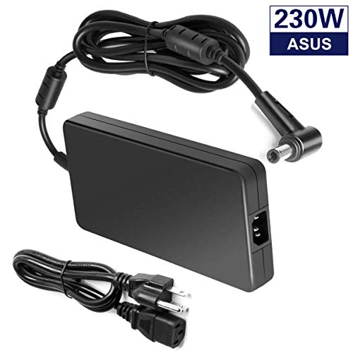 Product Cover 19.5V 11.8A 230W Extra Long 14Ft AC-Adapter-Charger for Asus ROG Zephyrus S GX701GX GX701GW GX701GV ROG Strix Scar II GL704GM-DH74 GL703GM-DS74 ADP-230GB B A17-180P1A Gaming Laptop Power-Supply Cord
