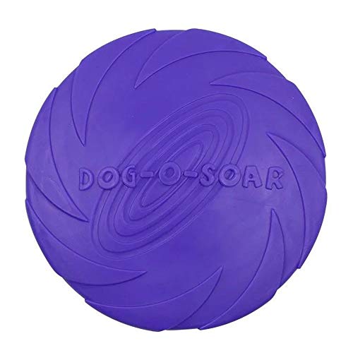 Product Cover WIEZ Dog Frisbee Toy, Dog Trainer, Floating Water Dog Toy, Flying Disc, 8.7 Inches in Diameter. 1pcs