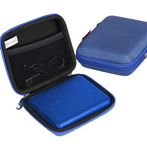 Product Cover Hard EVA Travel Case for Anker PowerCore 13000 Portable Charger - Compact 13000mAh 2-Port Ultra Portable Phone Charger Power Bank by Hermitshell (Blue)