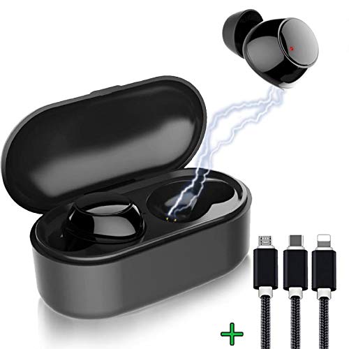 Product Cover Nakosite BBH2433 Bluetooth Headphones Wireless Earbuds with Amazing in Ear Stereo Sound for a Black Cordless Earphones Sport Headset with mic for Smart Phone
