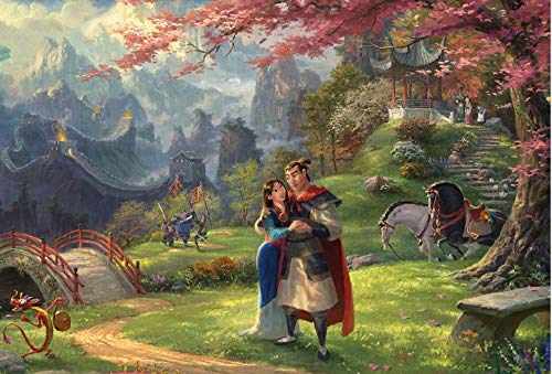 Product Cover Ceaco Thomas Kinkade The Disney Collection Mulan Jigsaw Puzzle, 750 Pieces