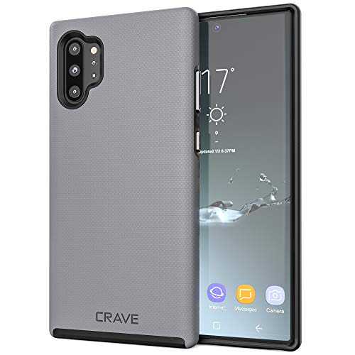Product Cover Crave Note 10+ Case, Crave Dual Guard Protection Series Case for Samsung Galaxy Note 10 Plus - Slate