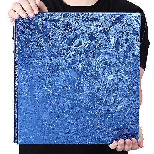 Product Cover Vienrose Photo Album 4x6 600 Photos Leather Cover Extra Large Capacity for Family Wedding Anniversary Baby Vacation (Sapphire Blue)