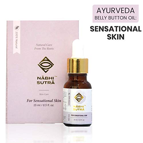 Product Cover Nabhi Sutra Premium & Pure Whiteglow Skin Whitening And Brightening Oil Sensational Skin