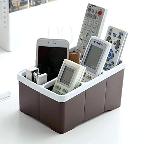 Product Cover myzon Remote Control Organiser Stand Multi-compartments Shelf Rack Holder