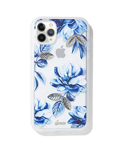 Product Cover Sonix Indigo Flower Case for iPhone 11 Pro [Military Drop Test Certified] Women's Protective Blue Floral Clear Case for Apple iPhone X, iPhone Xs, iPhone 11 Pro