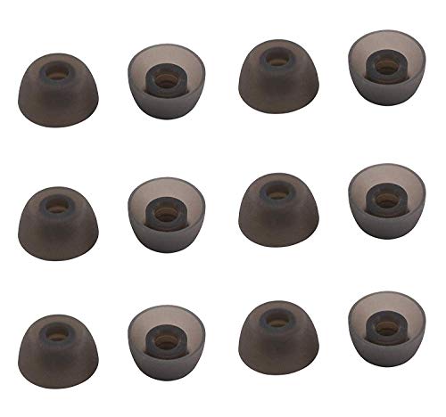 Product Cover ALXCD Ear Tips for Jabra Elite 65t Headphone, 6 Pairs Medium Size Replacement Silicone Earbud Tips Small Size, Fit for Jabra Elite Active 65t, M