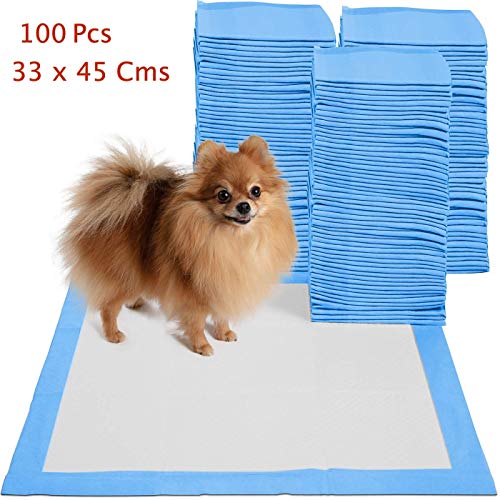Product Cover 24x7 eMall 100 Pcs Puppy Training Pad ~ Pee Pads Ideal for House Breaking and Potty Training (Small 33 x 45 CMS, 100)