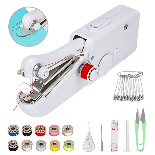 Product Cover Coquimbo Handheld Sewing Machine with Sewing Basic Accessiores, Mini Electric Sewing Machine Quick Handy Stitch for Home and Travel Use