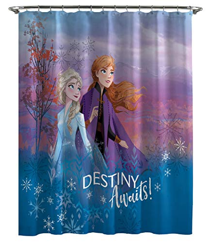 Product Cover Jay Franco Disney Frozen 2 Destiny Awaits Shower Curtain, Multi