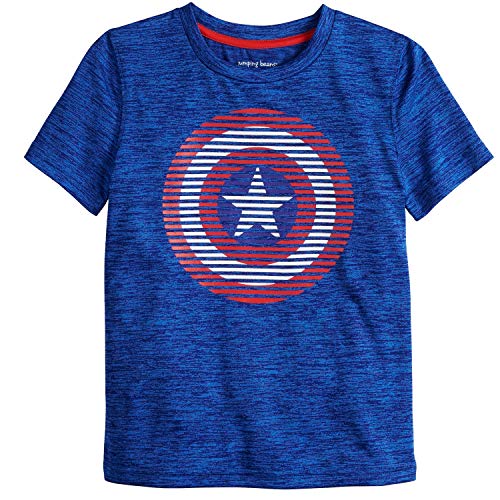 Product Cover Jumping Beans Boys 4-12 Captain America Captain Shield Graphic Tee 4