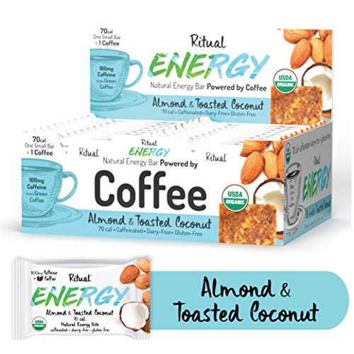 Product Cover Ritual Energy Bar - Almond & Toasted Coconut (20pc.) - Whole Food Energy Bites = 1 Cup Coffee