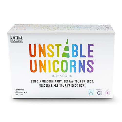 Product Cover Unstable Unicorns Card Game - A Strategic Card Game & Party Game for Adults & Teens (2ND Edition with New Cards!)