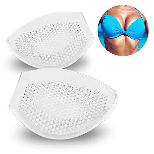 Product Cover Silicone Bra Inserts and Breast Enhancers,Increase Your Cup Size,Breathable,Reusable,1 Pair