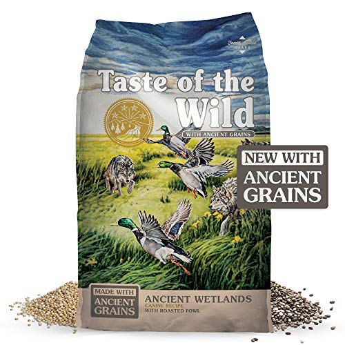 Product Cover Taste of the Wild 9677 Ancient Wetlands Canine Recipe with Roasted Fowl & Ancient Grains, 28lb