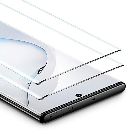 Product Cover ESR Tempered-Glass Designed for Galaxy Note 10 Plus Screen Protector,2-Pack,Edge-to-Edge Coverage,[Not Compatible with in-Display Fingerprint Sensor] for The Galaxy Note 10+/10 Plus /5G (2019)
