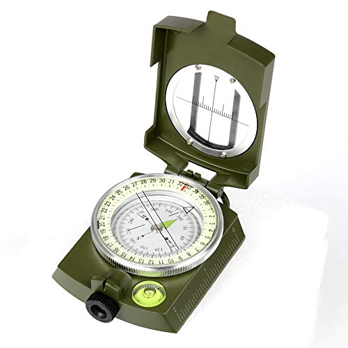 Product Cover YEHOBU Multifunctional Lensatic Compass, Waterproof Military Grade Tactical Navigation Compasses Survival Emergency Luminous Sighting Compass for Hiking Camping Hunting Boy Scout