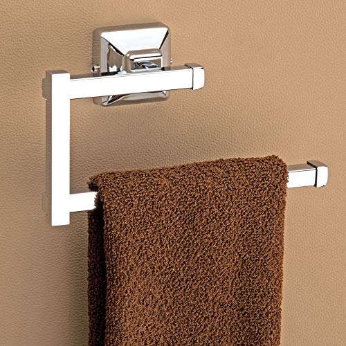 Product Cover Plantex Crosslink Stainless Steel 304 Grade Squaro Napkin Ring/Towel Ring/Napkin Holder/Towel Hanger/Bathroom Accessories(Chrome) - Pack of 1