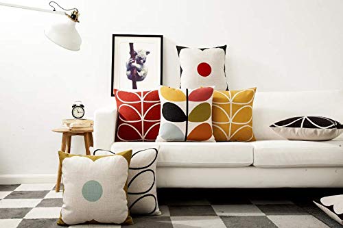 Product Cover AEROHAVEN Cotton Decorative Throw Pillow/Cushion Covers (16 x 16 inch, Multicolour) - Set of 5