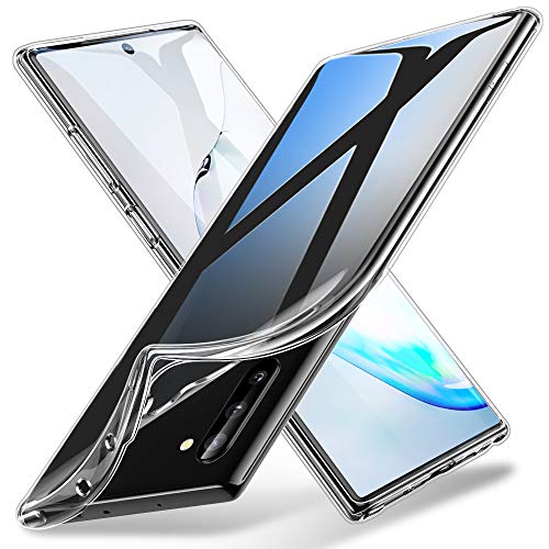Product Cover ESR Essential Zero Compatible with Galaxy Note 10 Case, Made with Slim, Clear, and Soft TPU, Flexible Silicone Case for The Samsung Galaxy Note 10 6.3-inch (2019), Jelly Clear