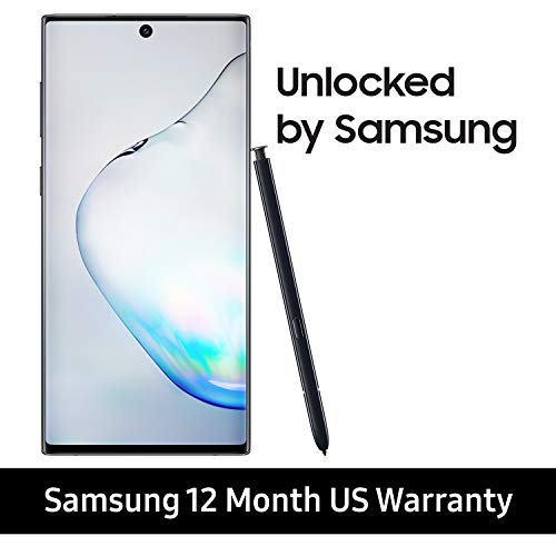 Product Cover Samsung Galaxy Note 10 Factory Unlocked Cell Phone with 256GB (U.S. Warranty), Aura Black/ Note10