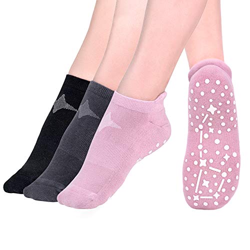 Product Cover Time May Tell Non Slip Yoga Socks for Women Barre Pilates with Grips Moisture Wicking Cushion Hospital Socks(5