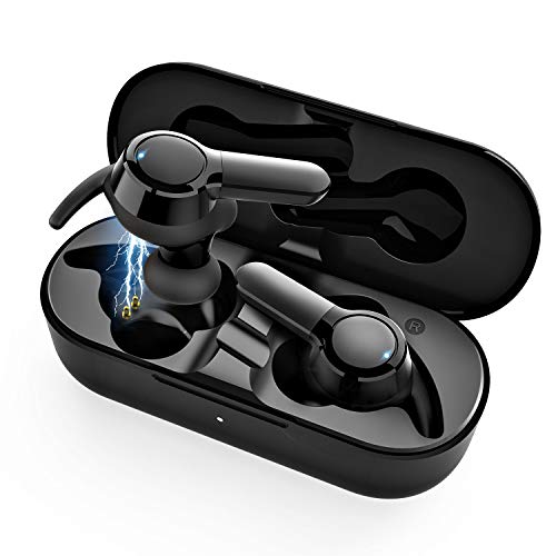 Product Cover Wireless Earbuds, UTRAI Sport True Wireless 3D Stereo Bluetooth 5.0 Earphones TWS Noise Cancelling Headphones in-Ear Headset with Deep Bass, Touch Control, 26H Cyclic Playtime, Built-in Mic (AirOn 2)