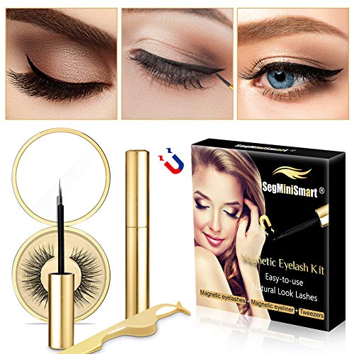 Product Cover Magnetic Eyeliner, Magnetic Eyelashes With Eyeliner, Magnetic Eyeliner and Lashes Magnetic Eyelashes Liner Eye Liner Kit Magnetic Eyelash Kit For 3D Magnetic False Eyelashes Reusable