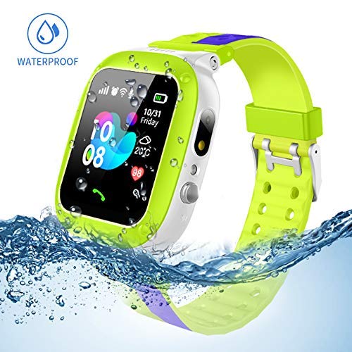 Product Cover Jsbaby Kids Smartwatch Waterproof with LBS/GPS Tracker Smart Watch Phone 3-12 SOS Camera for Boys Girls Game Watches.