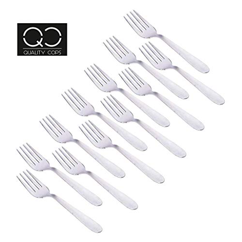 Product Cover Quality cops Fork Stainless Steel | Cutlery Fork | Table Ware Set of 12 Pcs Presented by Quality Cops
