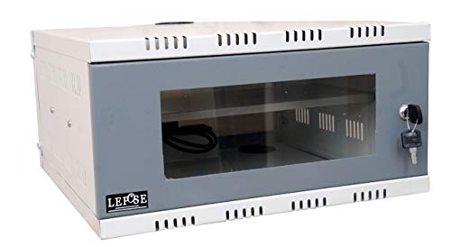 Product Cover Lepose Metal CCTV/DVR/NCR Rack with 3 Power Socket and for Fitting Accessories 3U+... (3U)