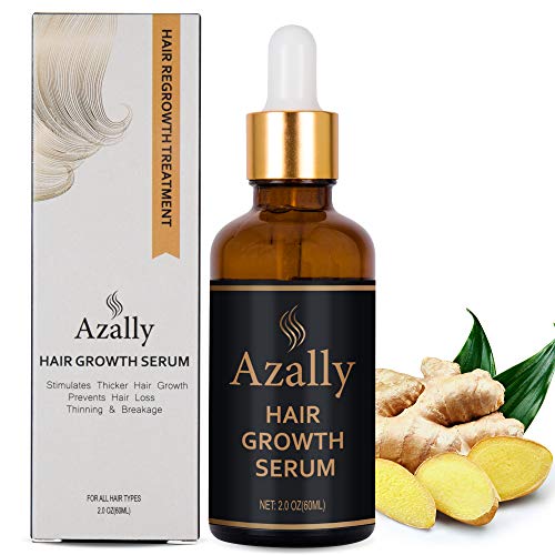 Product Cover AZALLY Hair Growth Serum, Ginger Hair Growth Oil , Best Hair Loss Prevention Treatment（60ml）