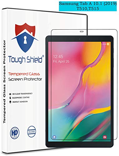 Product Cover TOUGH SHIELD® 0.3 mm 9H Flexible Gorilla Guard Tempered Glass Screen Protector Shield for Samsung Galaxy Tab A 10.1 Inch (2019) (SM-T510 / SM-T515) (Pack of 1)
