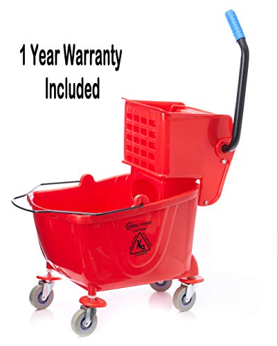 Product Cover Simpli-Magic 79199 Mop Bucket with Wringer, Red