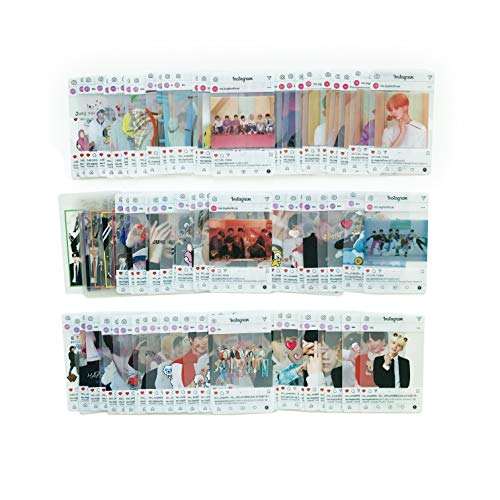 Product Cover BTS Transparent Insgram 103pcs Photocards - BANTAN BOYS Photo Cards, Gifts for ARMY Daughter (103pcs)