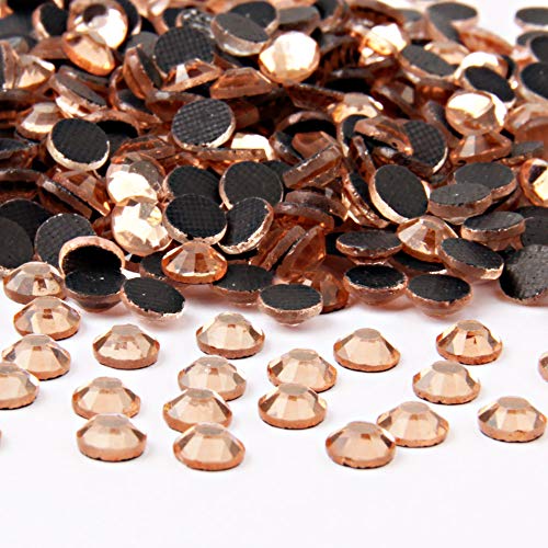 Product Cover Beadsland Crystal Hotfix Rhinestone,Machine Cut Stone 720pcs/pkg (Champagne, 4mm)
