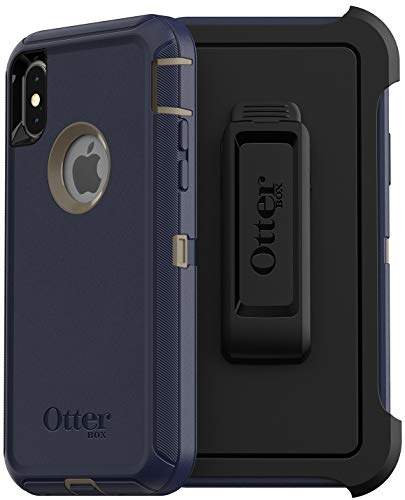 Product Cover OtterBox Defender Series Case for iPhone Xs & iPhone X - Non-Retail Packaging - (Dark Lake)