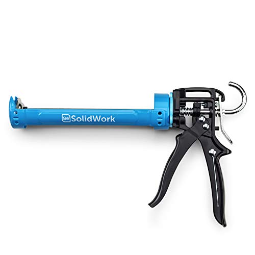 Product Cover SolidWork professional Caulk Gun with highest 26:1 leverage - Caulking Gun for processing all 10oz sealing and adhesive cartridges