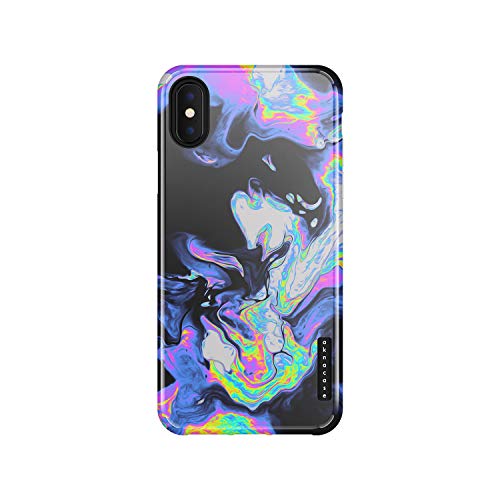 Product Cover iPhone X & iPhone Xs Case Watercolor, Akna Sili-Tastic Series High Impact Silicon Cover with Full HD+ Graphics for iPhone X & iPhone Xs (Graphic 101996-U.S)